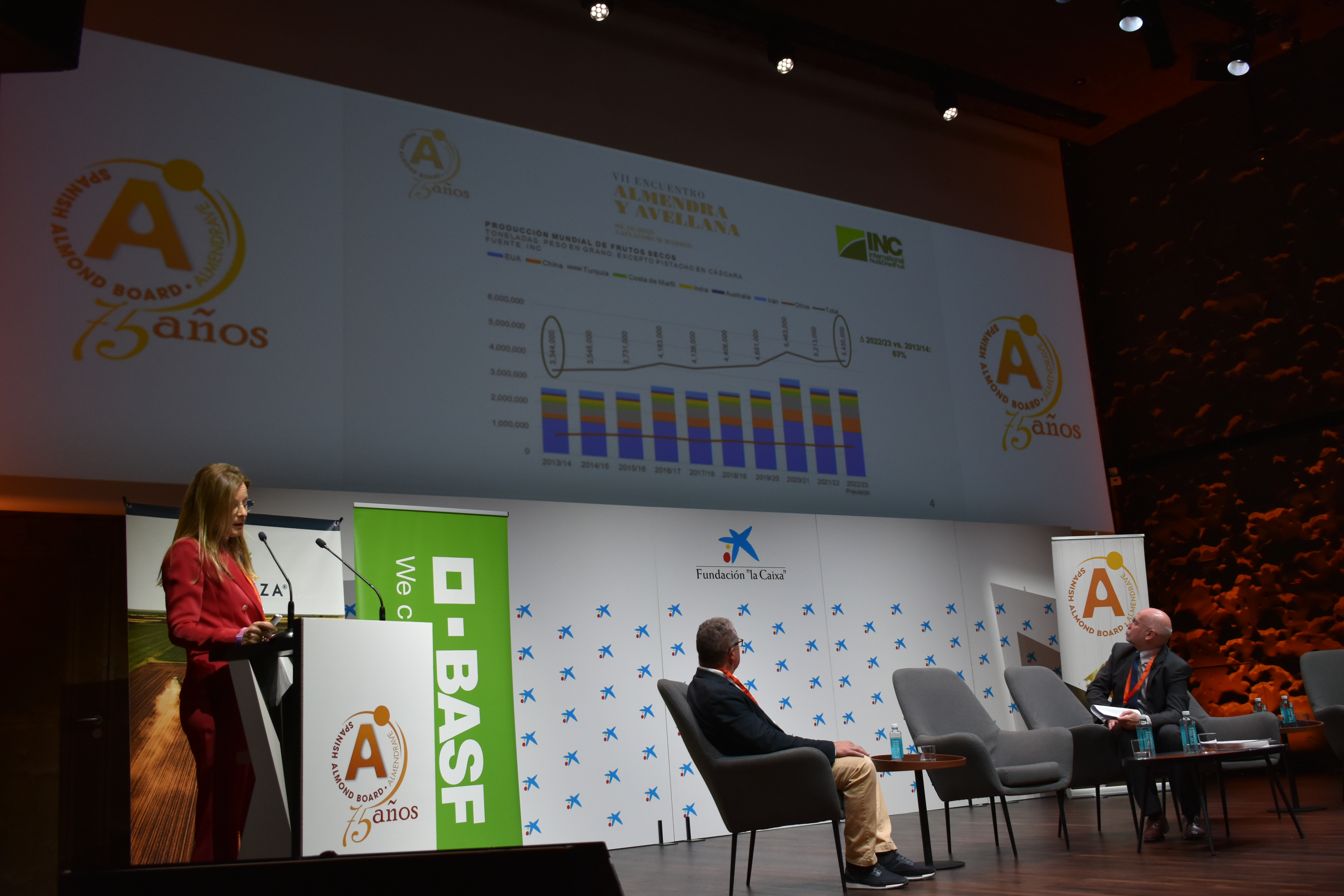 Goretti Guasch, directora ejecutiva del INC, durante su intervención.